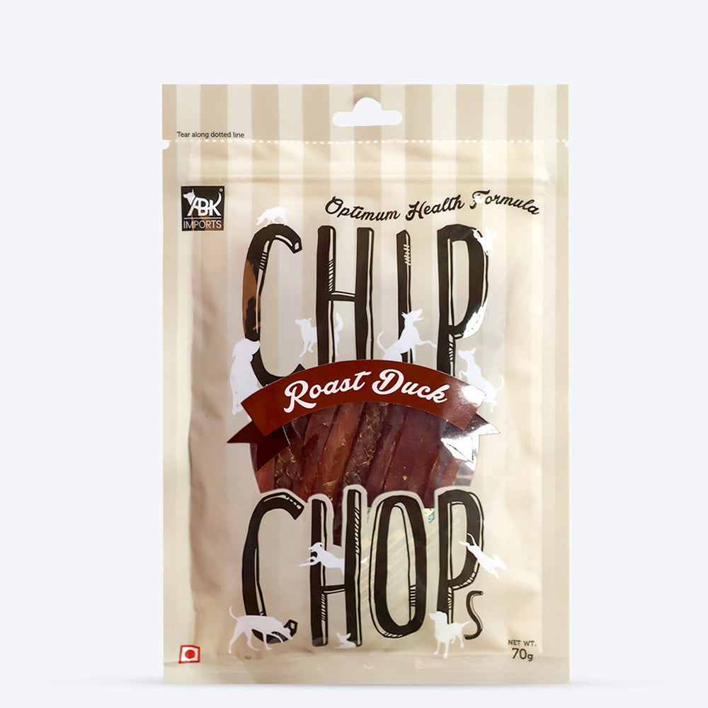 Chip Chops Dog Treats - Roast Duck - 70 g - Heads Up For Tails