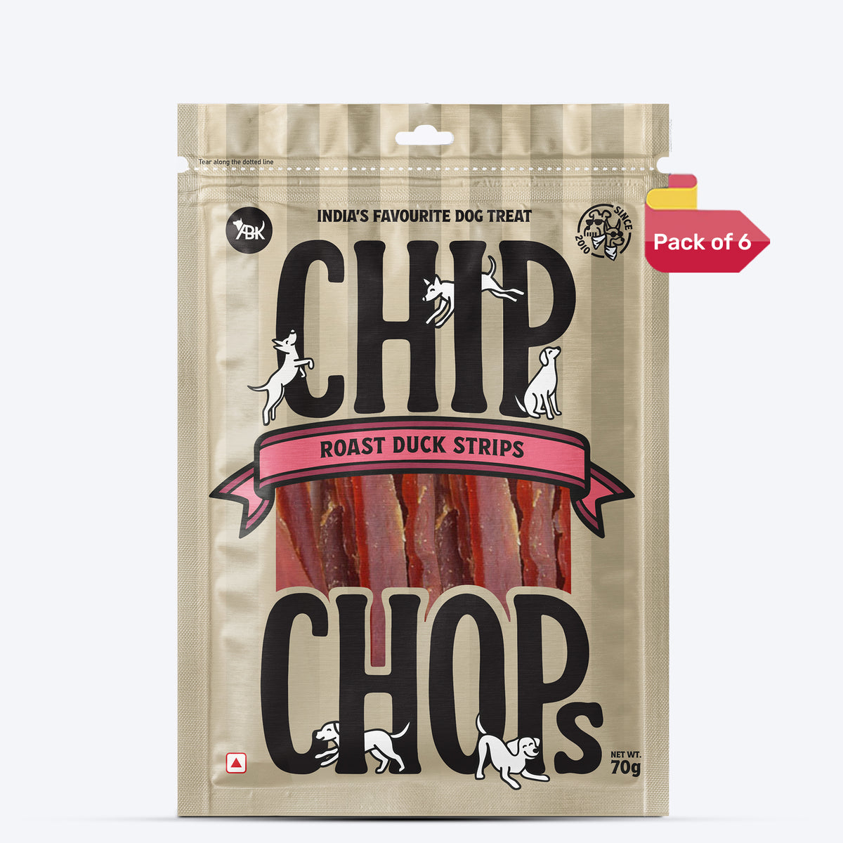 Chip Chops Roast Duck Treats For Dog - 70 g