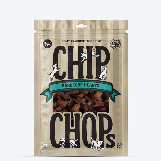 Chip Chops Barbeque Hearts Treats For Dog - 70 g