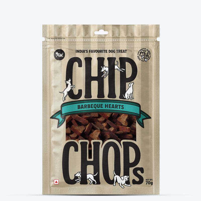 Chip Chops Barbeque Hearts Treats For Dog - 70 g