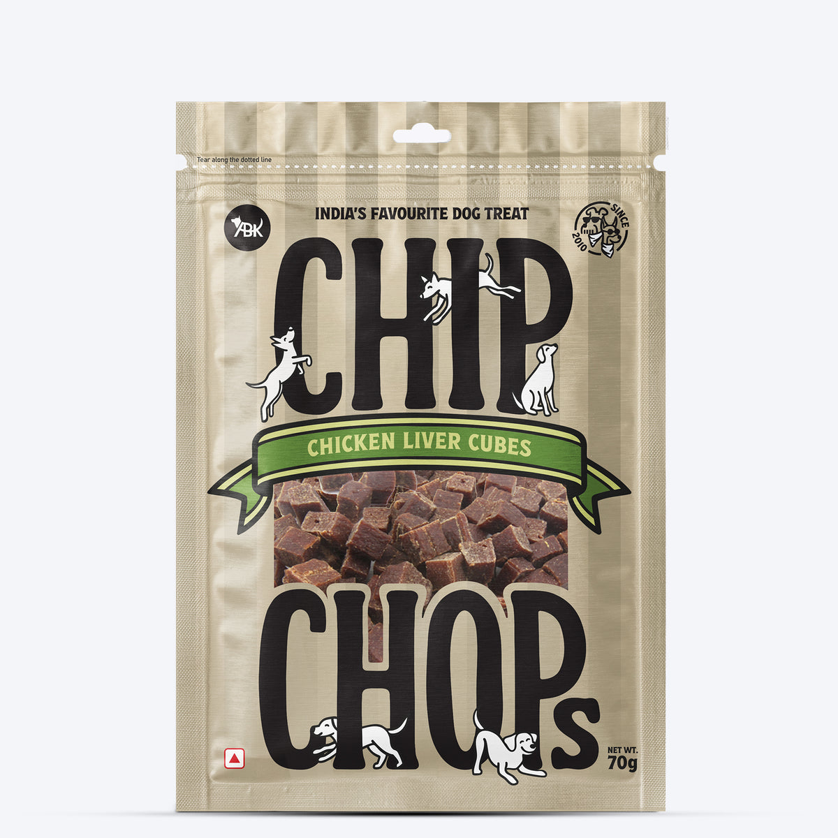 Chip Chops Chicken Liver Cubes Treats For Dog - 70 g