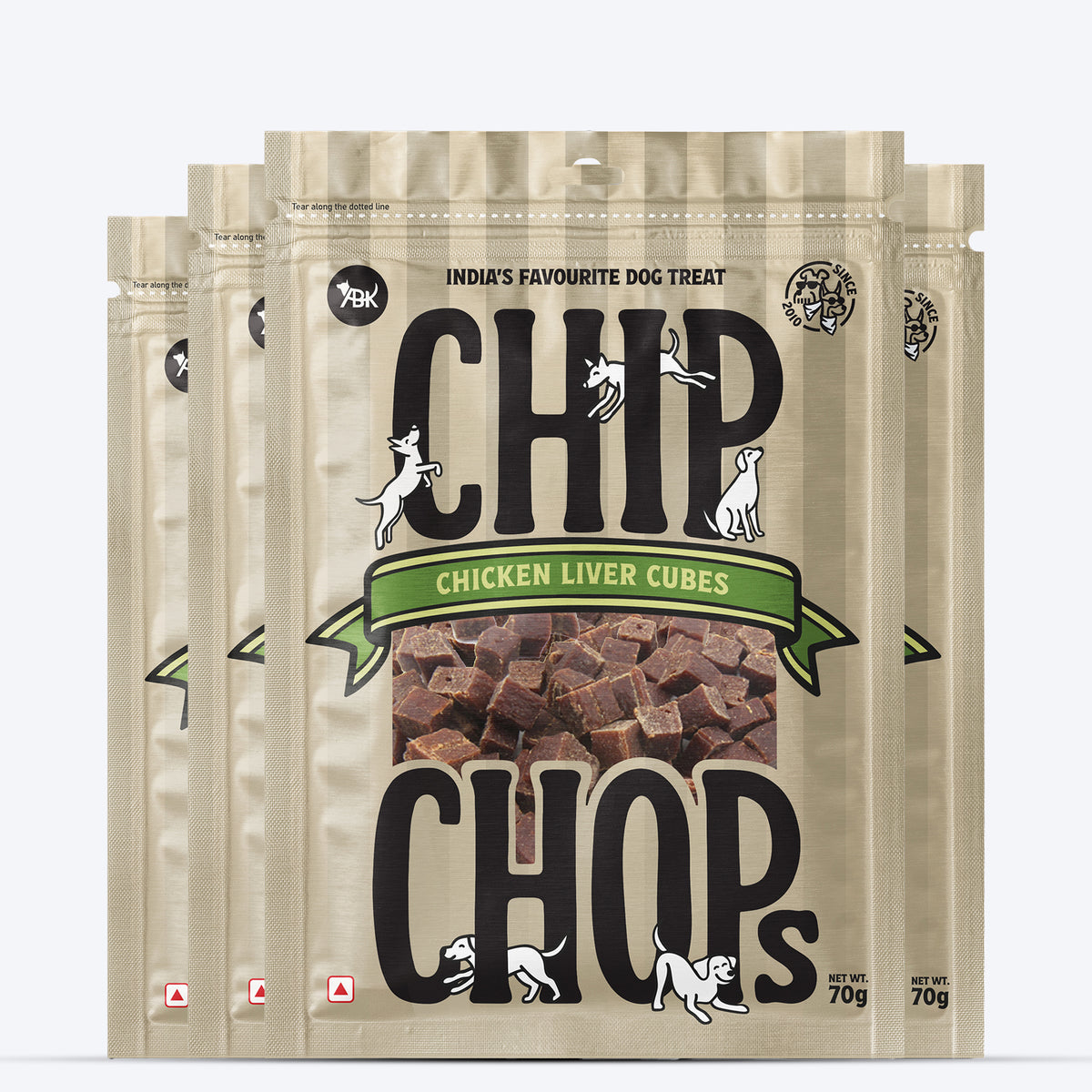 Chip Chops Chicken Liver Cubes Treats For Dog - 70 g
