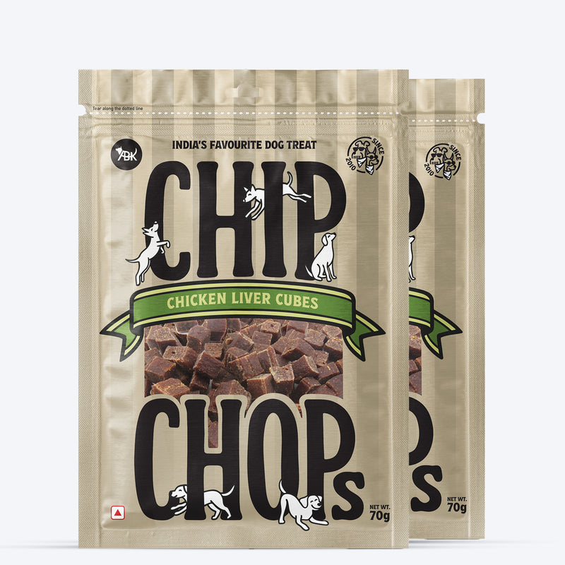 Chip Chops Chicken Liver Cubes Treats For Dog - 70 g