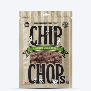 Chip Chops Chicken Liver Cubes Treats For Dog - 70 g
