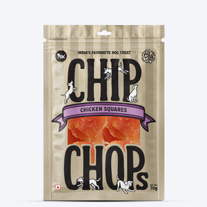 Chip Chops Chicken Square Treats For Dog - 70 g
