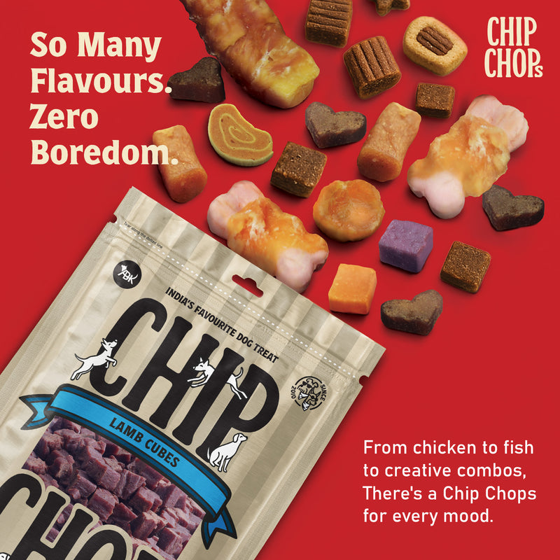 Chip Chops Lamb Cubes Treats For Dog - 70 g