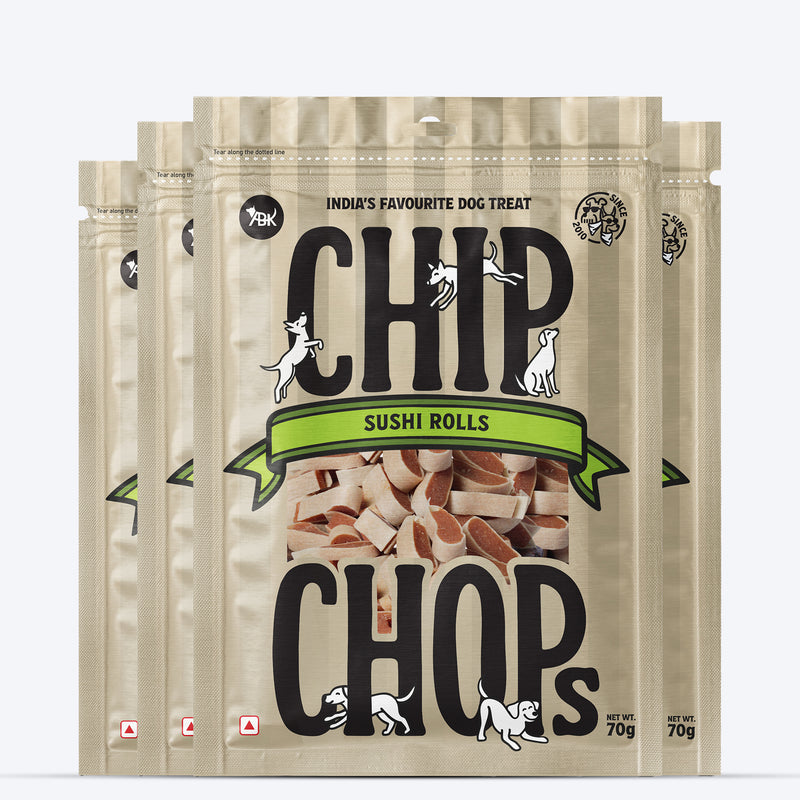 Chip Chops Sushi Rolls Treats For Dog - 70 g