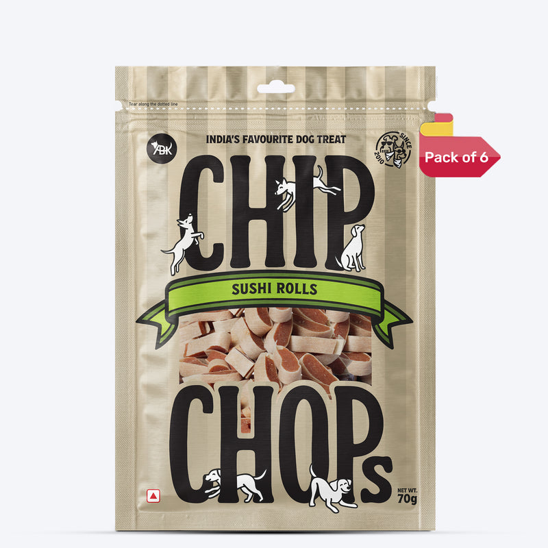 Chip Chops Sushi Rolls Treats For Dog - 70 g