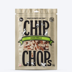Chip Chops Sushi Rolls Treats For Dog - 70 g