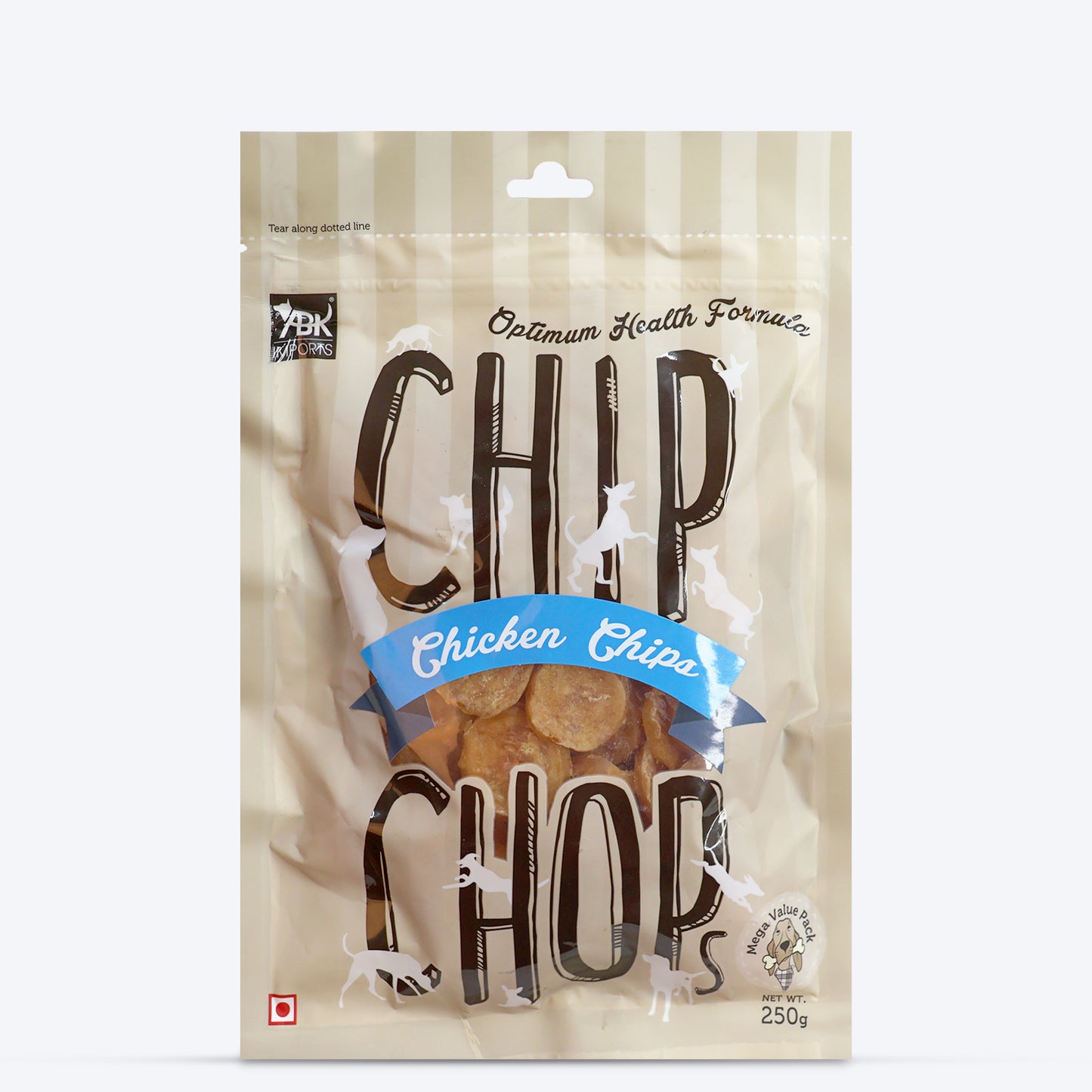 Chip Chops Dog Treats - Chicken Chips - 70 g - Heads Up For Tails