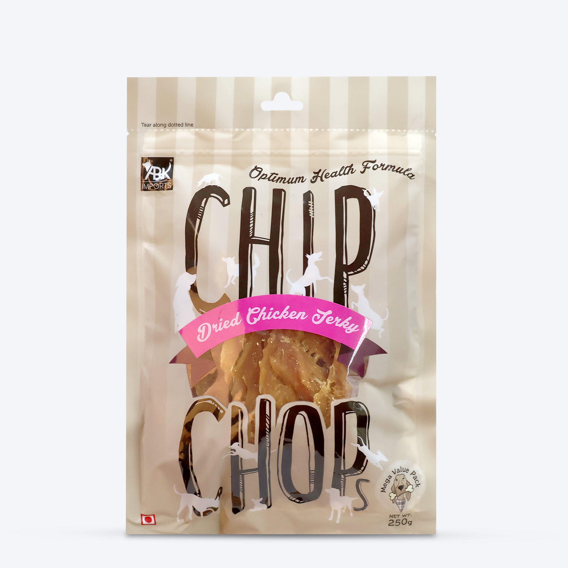 Chip Chops Dog Treats - Sun Dried Chicken Jerky - 70 g - Heads Up For Tails