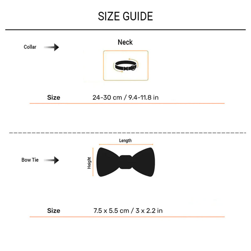 HUFT Desi Bloom Bow Tie With Strap For Cat - Yellow - Heads Up For Tails