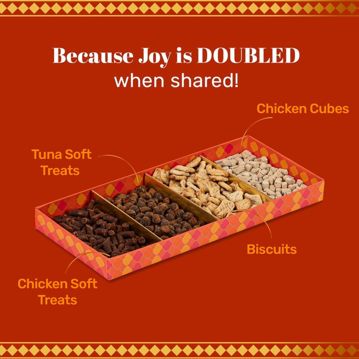 HUFT Gift Of Joy Diwali Treat Box For Cat