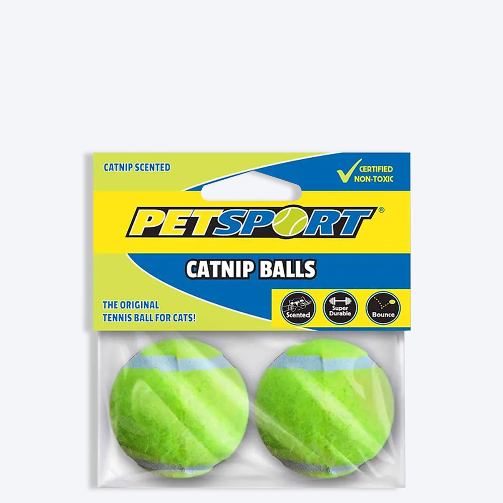 Petsport Catnip Balls Cat Toy - Pack Of 2 - 5 cm_02