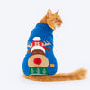 HUFT Reindeer Cheer Sweater For Cat - Blue - Heads Up For Tails