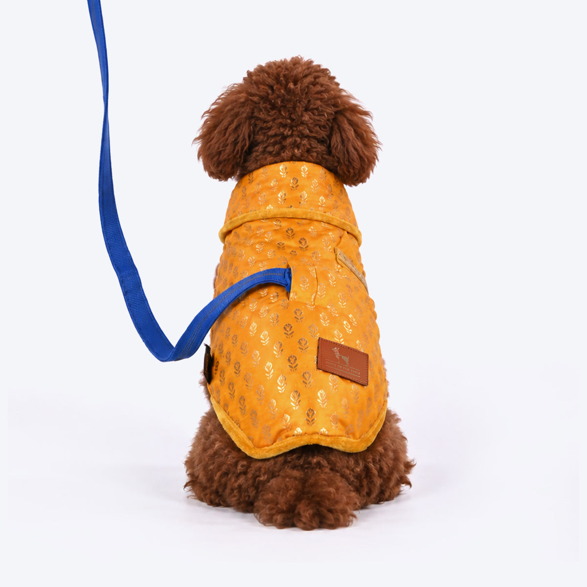 HUFT Regal Bloom Sherwani For Dog - Yellow