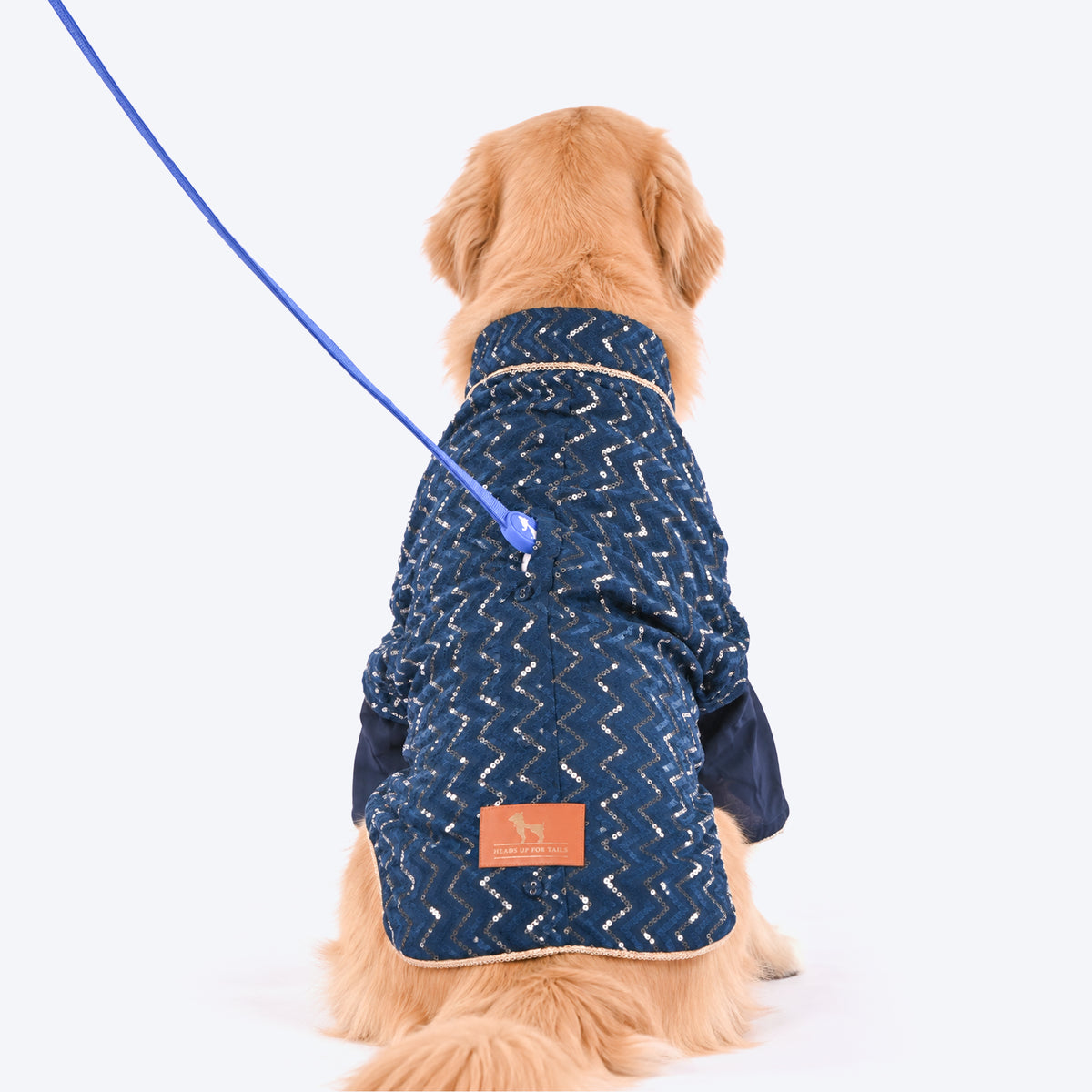 HUFT Royal Shimmer Kurta For Dog - Teal