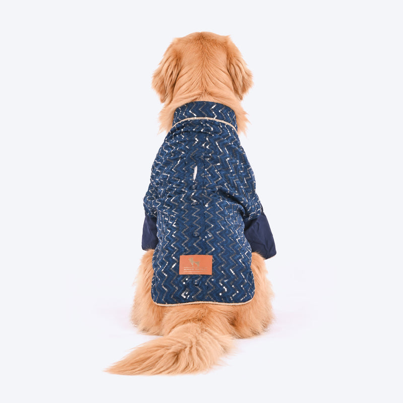 HUFT Royal Shimmer Kurta For Dog - Teal