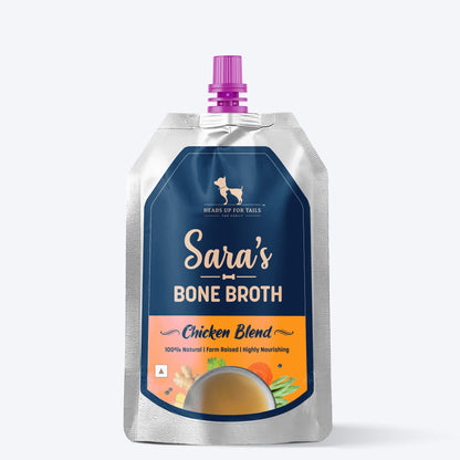 HUFT Sara's Chicken Blend Bone Broth For Dogs - 150 ml - Heads Up For Tails