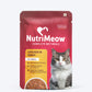 NutriMeow Chicken In Gravy Wet Food For Adult Cat - 80 gm - Heads Up For Tails