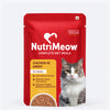 NutriMeow Chicken In Gravy Wet Food For Adult Cat - 80 gm