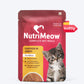 NutriMeow Chicken in Gravy Wet Food For Kitten - 80 gm - Heads Up For Tails