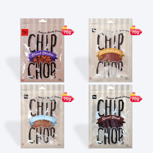 Chip Chops Dog Treat - Pack of 4 - Heads Up For Tails