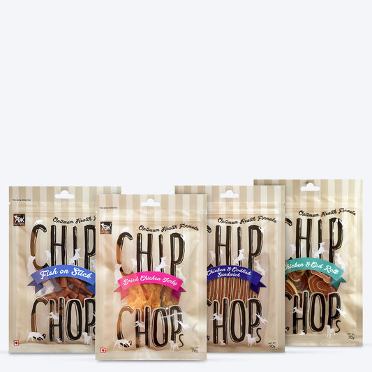 Chip Chops Dog Treat Best Seller Combo - Pack of 4