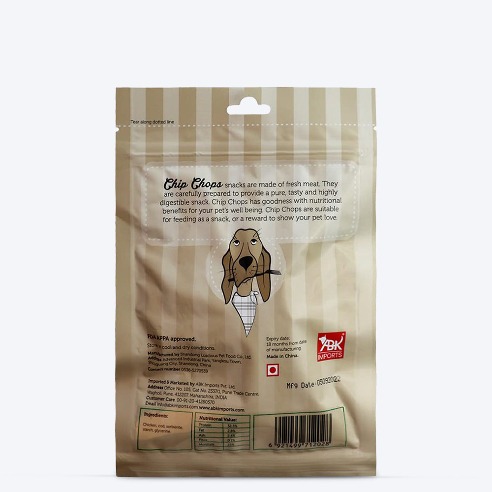 Chip Chops Dog Treats - Chicken & Codfish Roll - 70 g_09