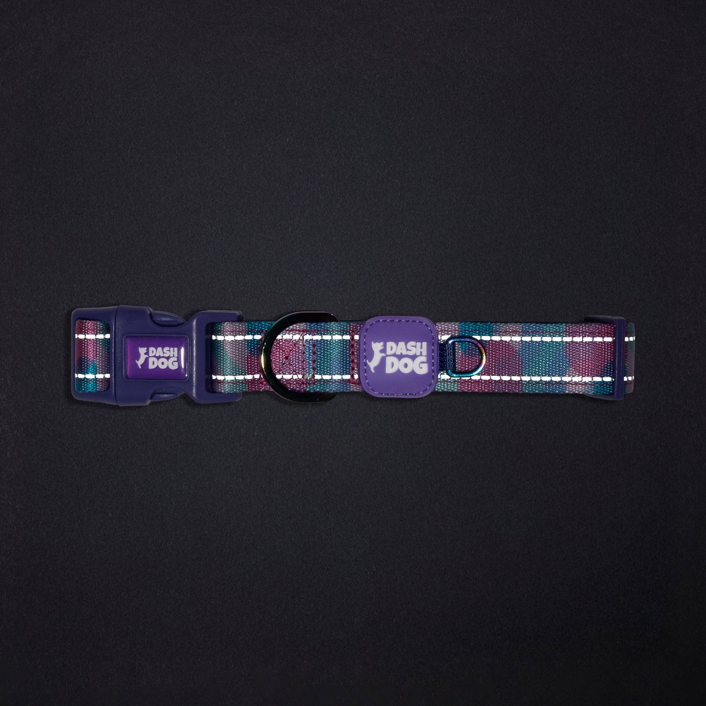 Dash Dog Galaxy Padded Collar For Dog - Purple