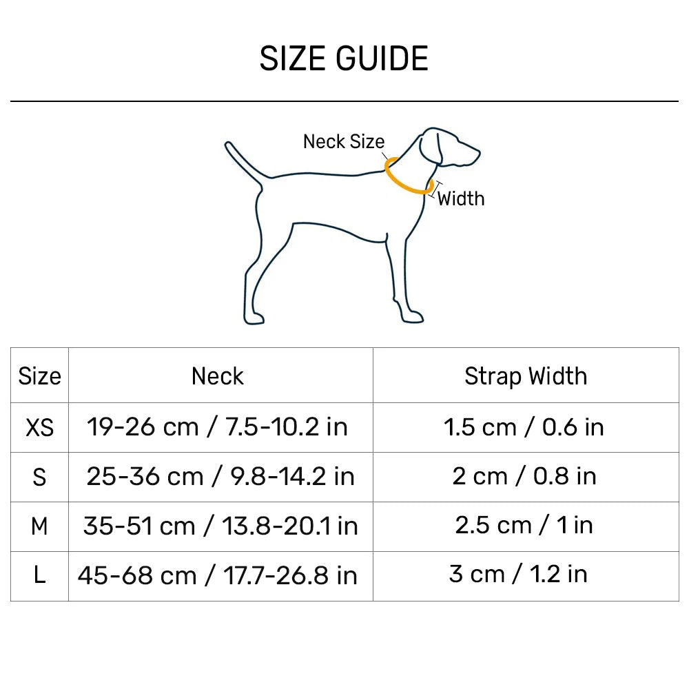 HUFT Frosted Checks Collar For Dog - Blue