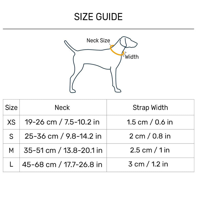 HUFT Frosted Checks Collar For Dog - Blue