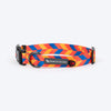 HUFT Dynamic Chevron Collar For Dog - Red & Yellow - Heads Up For Tails