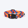 HUFT Dynamic Chevron Collar For Dog - Red & Yellow - Heads Up For Tails