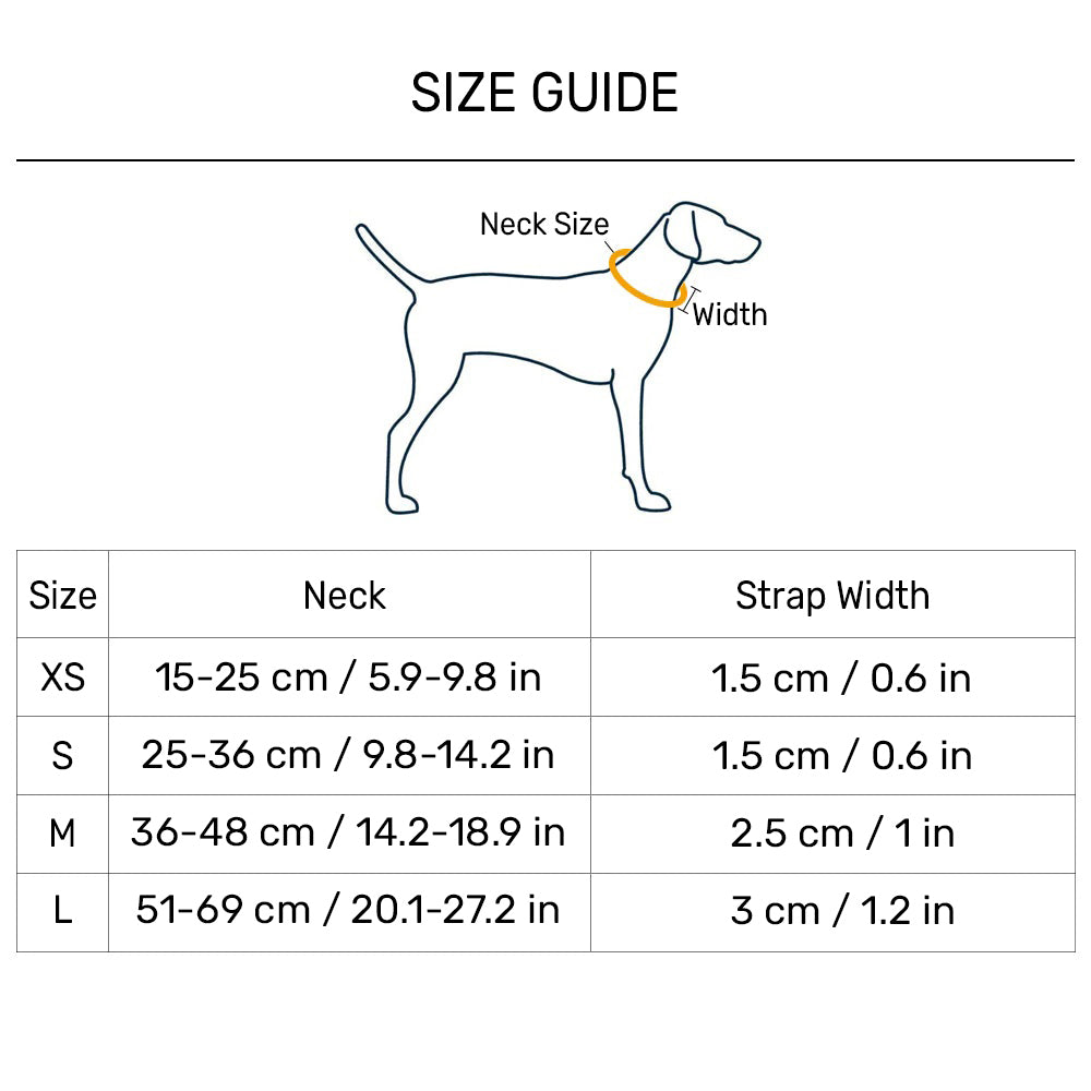 HUFT Polka Play Collar For Dog - Blue - Heads Up For Tails