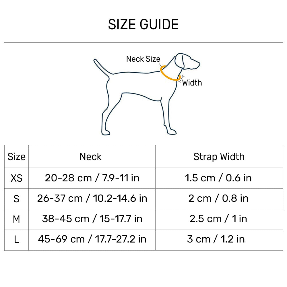 HUFT Classic Collar For Dog - Ocean Blue