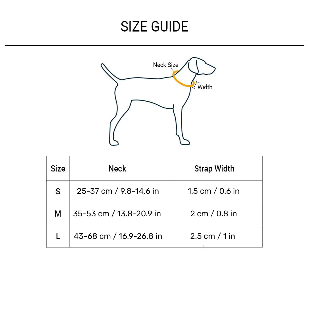 HUFT Zig Zag Twist Collar For Dog - Grey