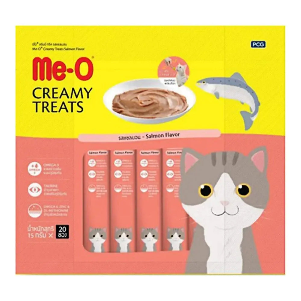 Me-O Creamy Cat Treats - Salmon - Pack of 20 (20 x 15 g)_01