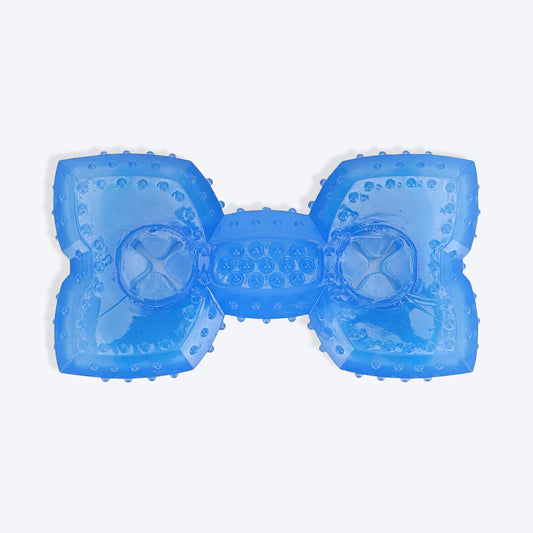 Holy Paws Cool Bone With Treat Dispenser Chilled Chew Toy For Dog - Blue - Heads Up For Tails