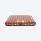 HUFT Personalised Cookie Dots Flat Bed For Dog - Brown - Heads Up For Tails