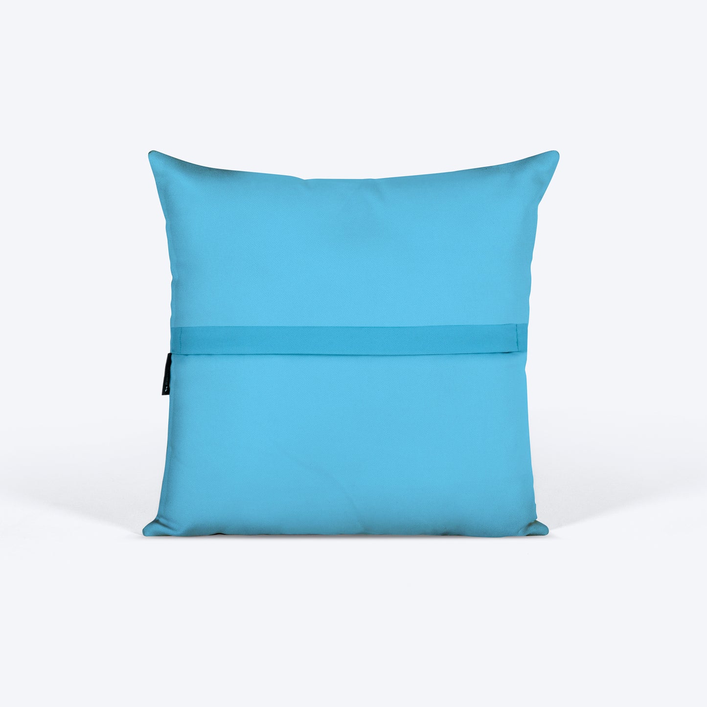 HUFT Home Is Where (Pet Name) Is Personalised Cushion For Dog & Cat - Sky Blue - 12 inches (30 x 30 cm) - Heads Up For Tails