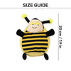 HUFT Bee-Ing Cheeky Plush Toy For Dog - Yellow & Black - Heads Up For Tails