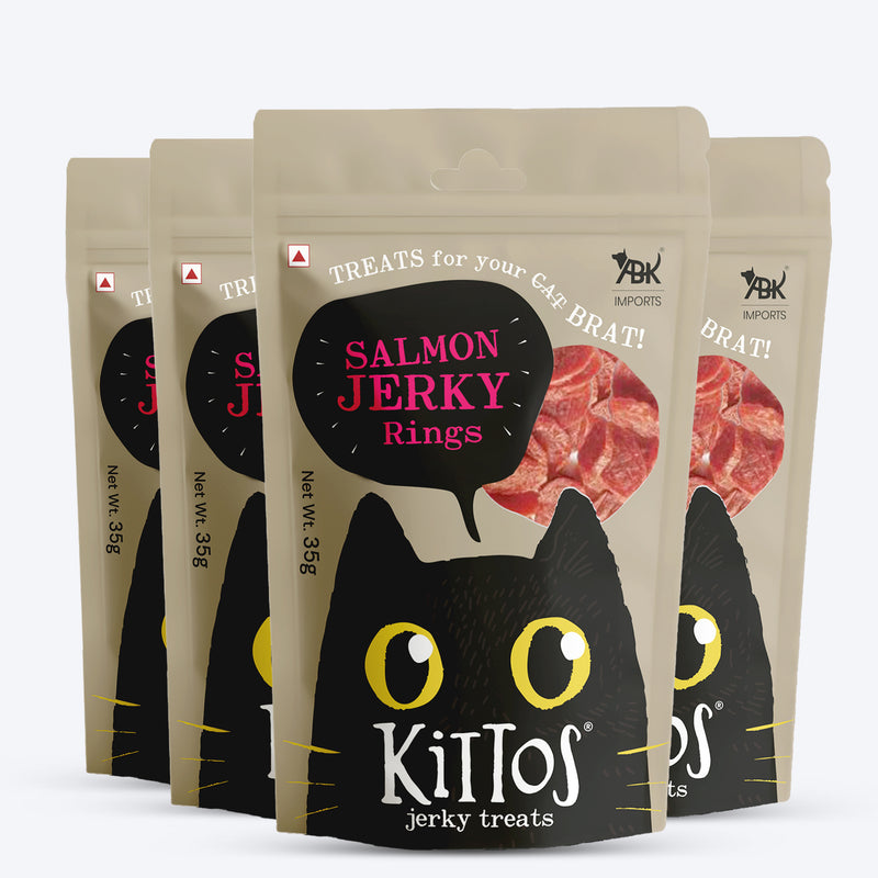 Kittos Purr-Fect Salmon Rings Cat Treats - 35 g