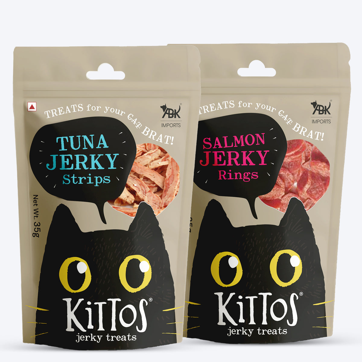 Kittos Purr-fect Seafood Specials Cat Treats Combo - Pack of 2 (35 gm Each)
