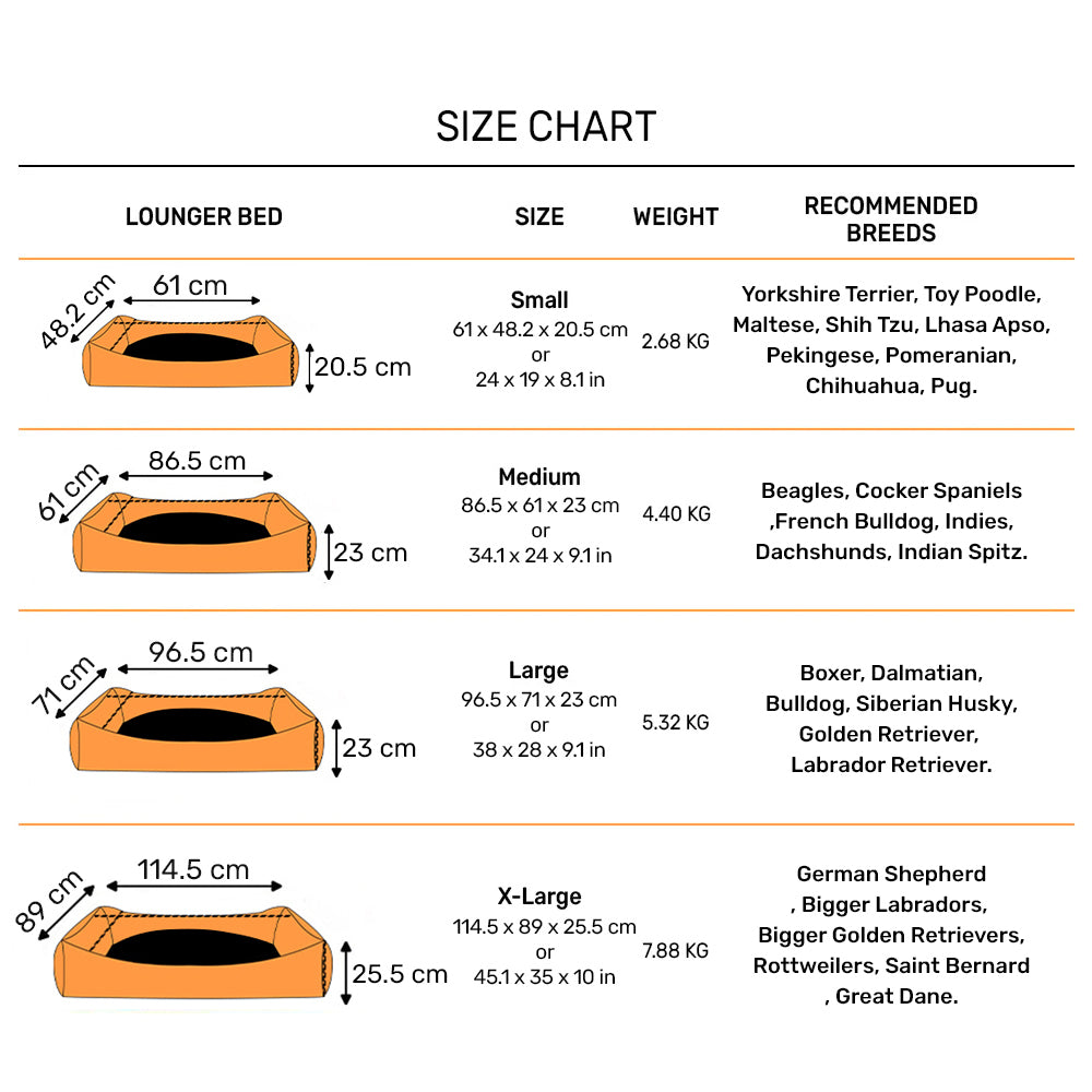 HUFT Blueloom Lounger Bed For Dog - Blue - Heads Up For Tails