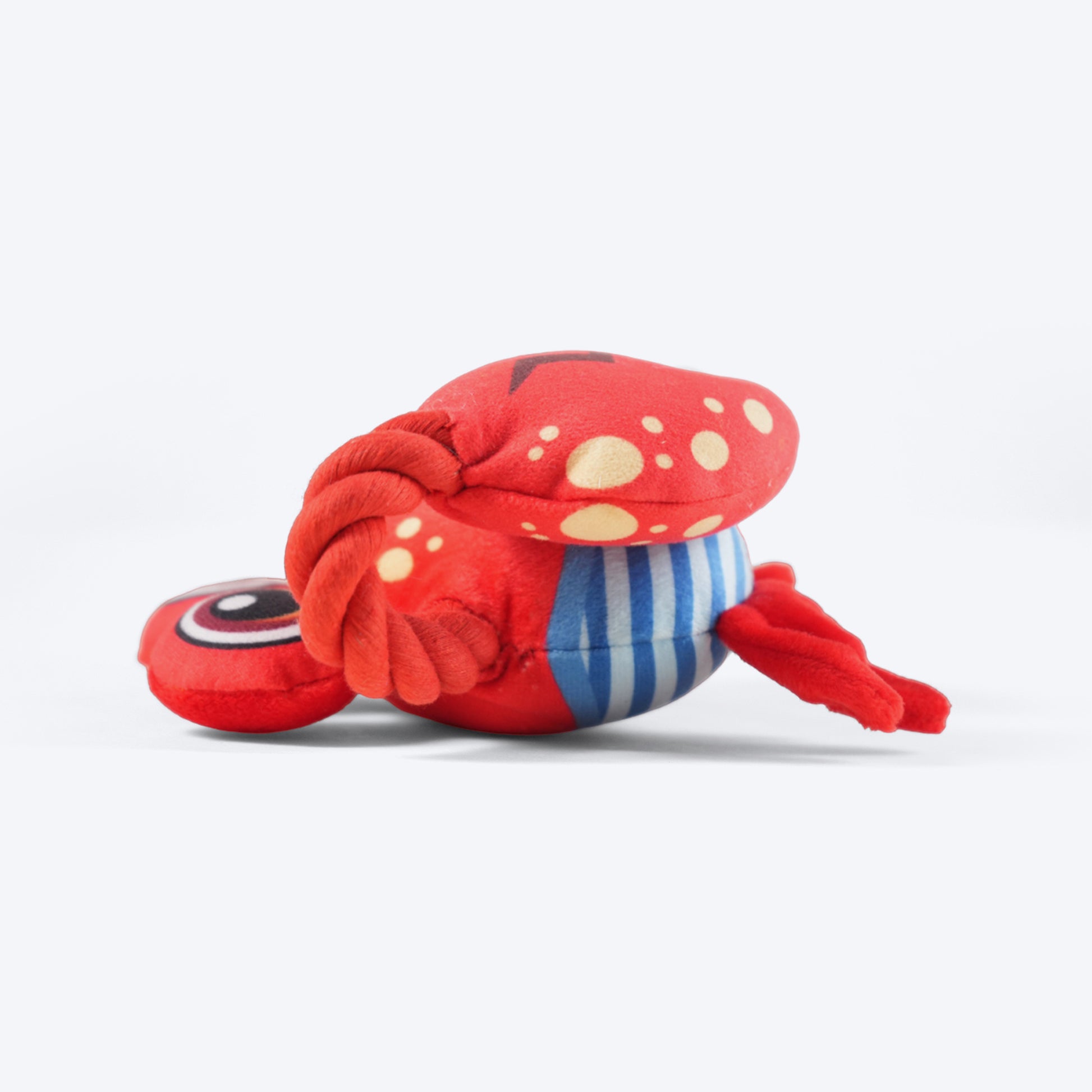 FOFOS Crab Sealife Squeaky Plush Dog Toy - Red_02