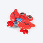 FOFOS Crab Sealife Squeaky Plush Dog Toy - Red_03