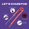 Dash Dog Dual Handle Leash For Dog - Red & Purple