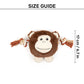 Dash Dog Cheeky Chimp Squeaky Plush Toy For Dog - Brown - Heads Up For Tails