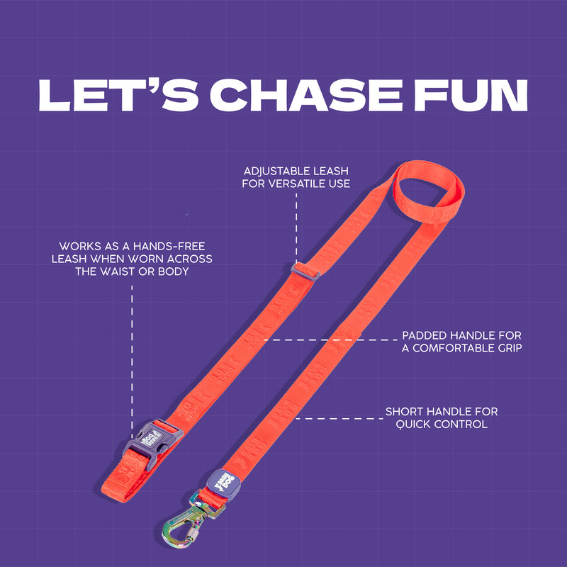 Dash Dog Trailmate Multipurpose Leash For Dog - Red